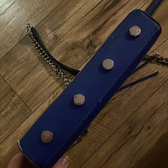 Rebecca Minkoff Avery Saffiano Bright Blue - Picture 6 of 6